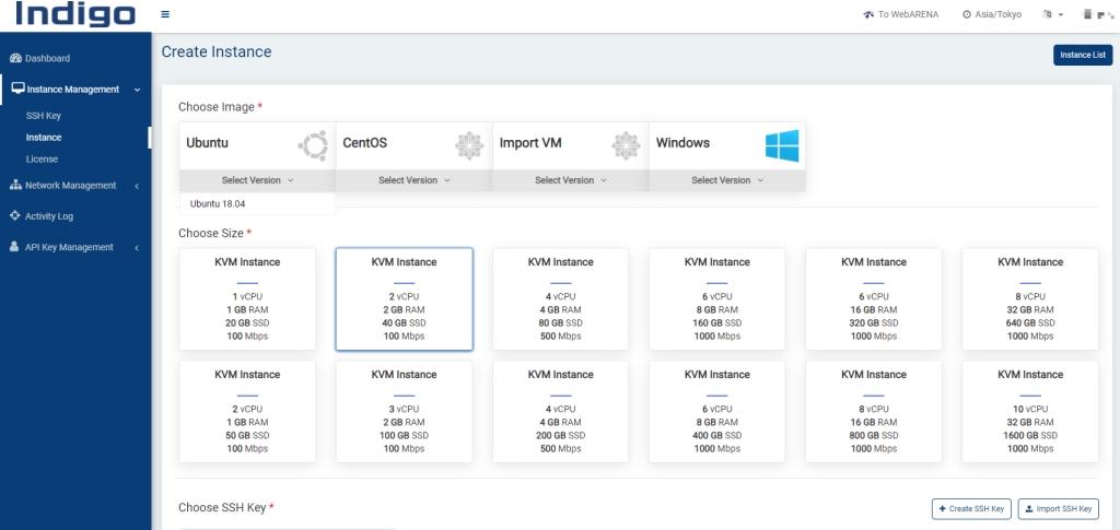 Indigo Dashboard