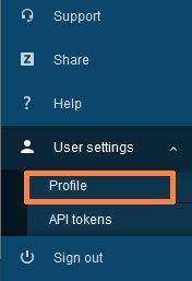 User Settings